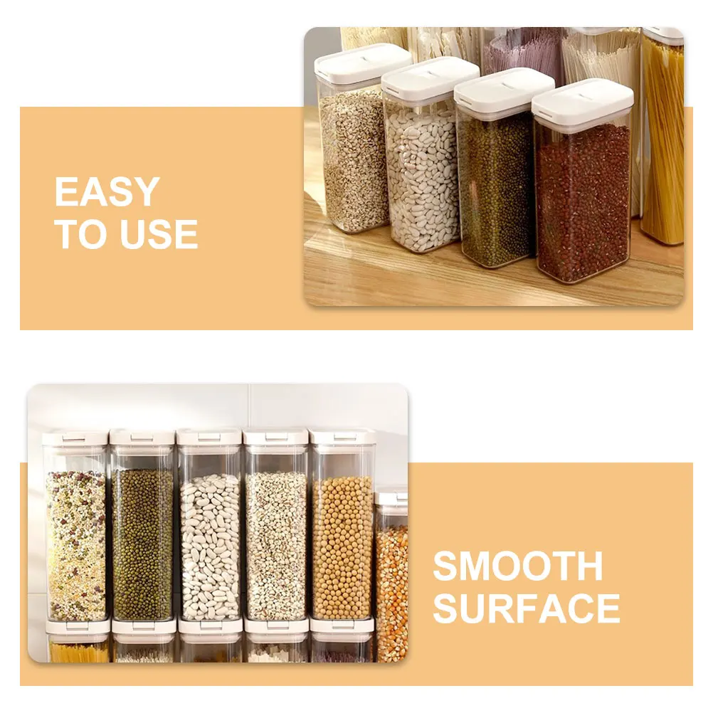 

Noodle Storage Tube Pasta Spaghetti Container Jar Plastic Organization Bins for Pantry