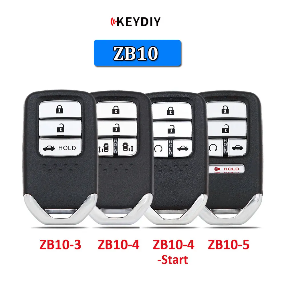 KEYDIY ZB10 العالمي KD مفتاح ذكي ZB10-3 ZB10-4 ZB10-5 ZB سلسلة لمفتاح السيارة KD-MAX KD-X2 تناسب أكثر من 2000 نماذج لهوندا