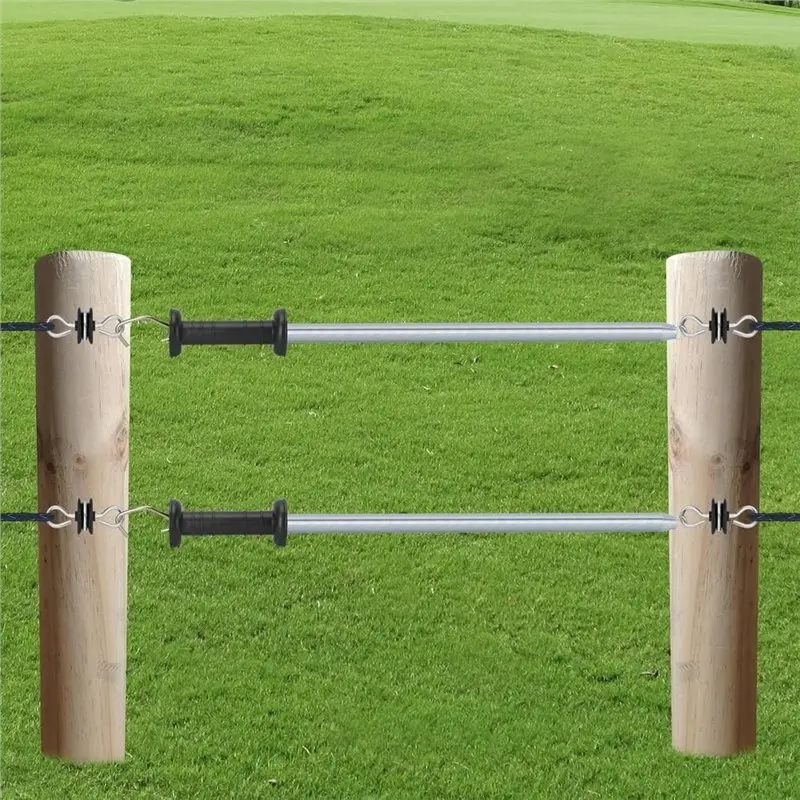 IALJ-Galvanized High-Strength Spring Gate Kit For Fence- Pavilion Fence Tool 1 Set For Power-On/Off Operation