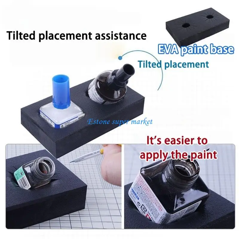 090B EVA Anti Spill CementStorage Base for Model Cement Paint Bottles Craft Tool