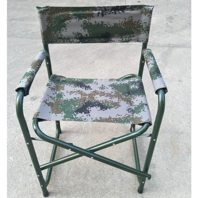 Folding Field Commander Training Chair Director Army Chair Beach Fishing Chair Outdoor Furniture
