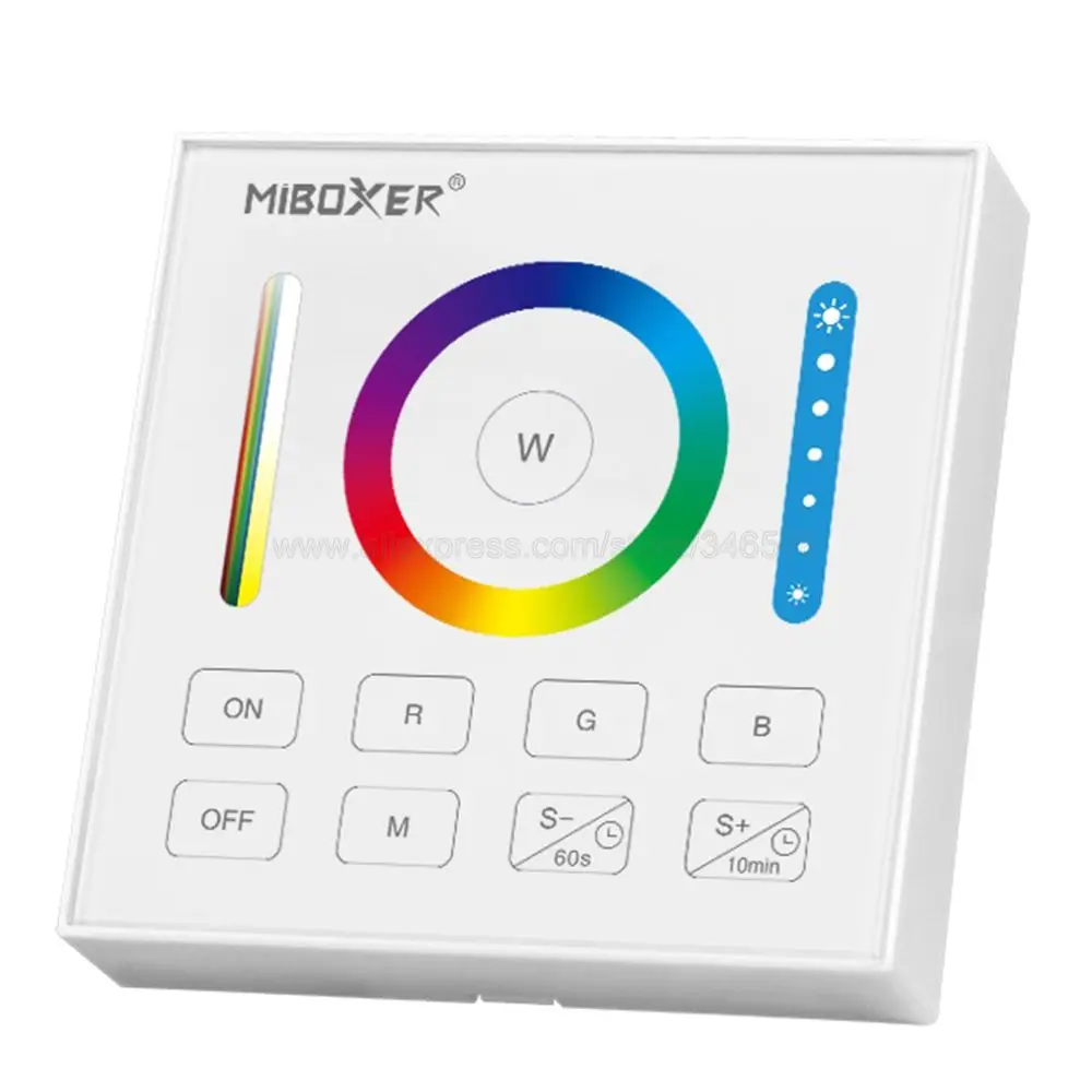 B0 B0-B RGB+CCT Smart Panel Remote 2.4G RF Wireless Control Timming for MiBoxer RGB RGBW RGBCCT LED Lamp Bulb Light Controller