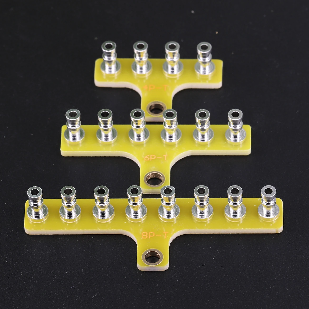 5PCS DIY Projects Audio Tag Strip Tag Board Turret Board 4Pins 6Pins 8Pins Gold plated Brass For Vintage HIFI Tube Amplifier
