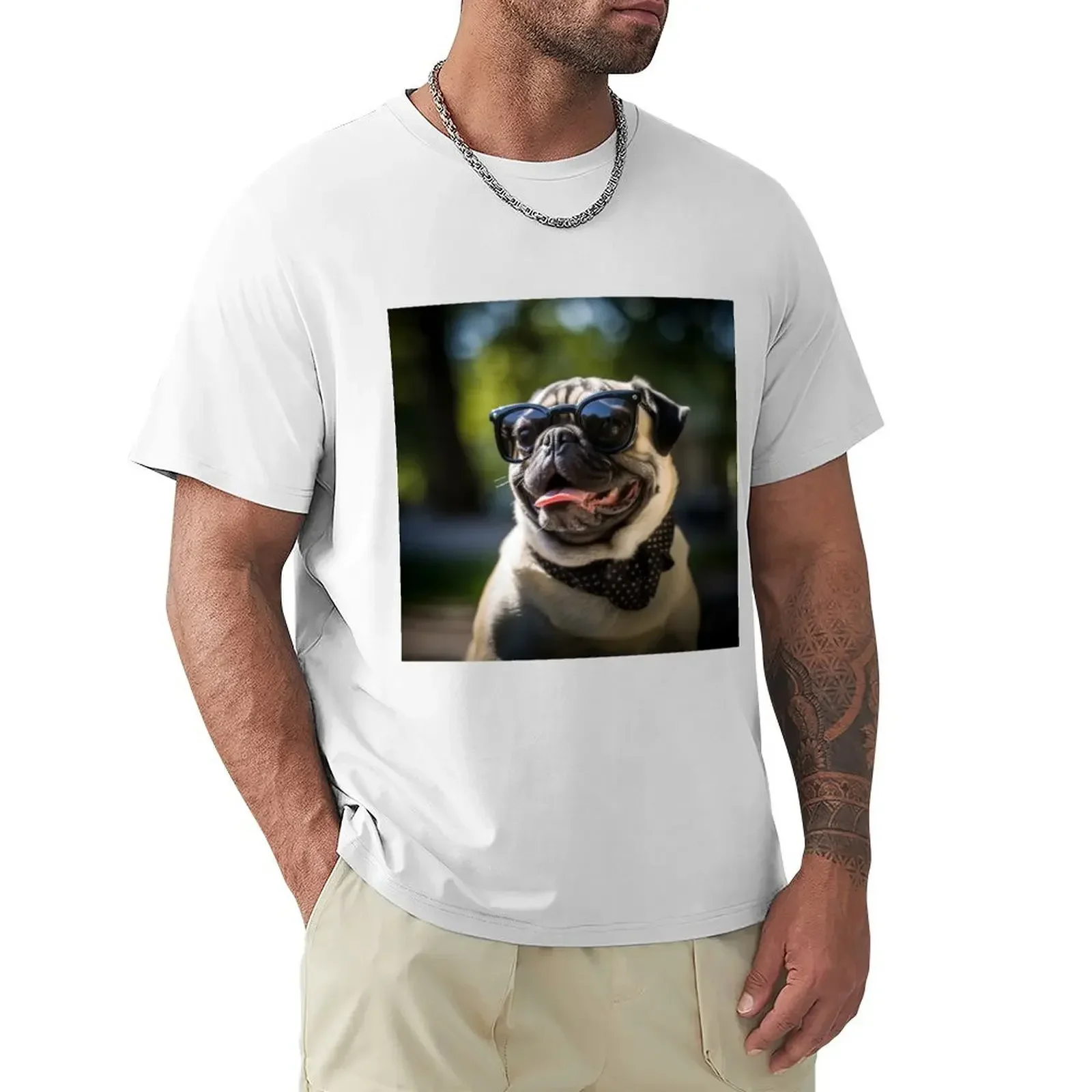 

Mr Pug T-Shirt graphic shirts cotton graphic tees street wear graphics clothes for men