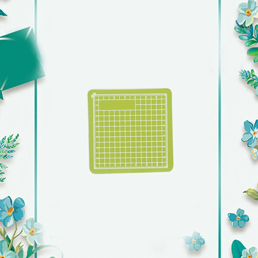 8X8Cm النعناع الأخضر الذاتي شفاء قطع حصيرة عكسها بولي كلوريد الفينيل اصطف لوحة للحرف الخياطة وسادة النسيج حامي أداة