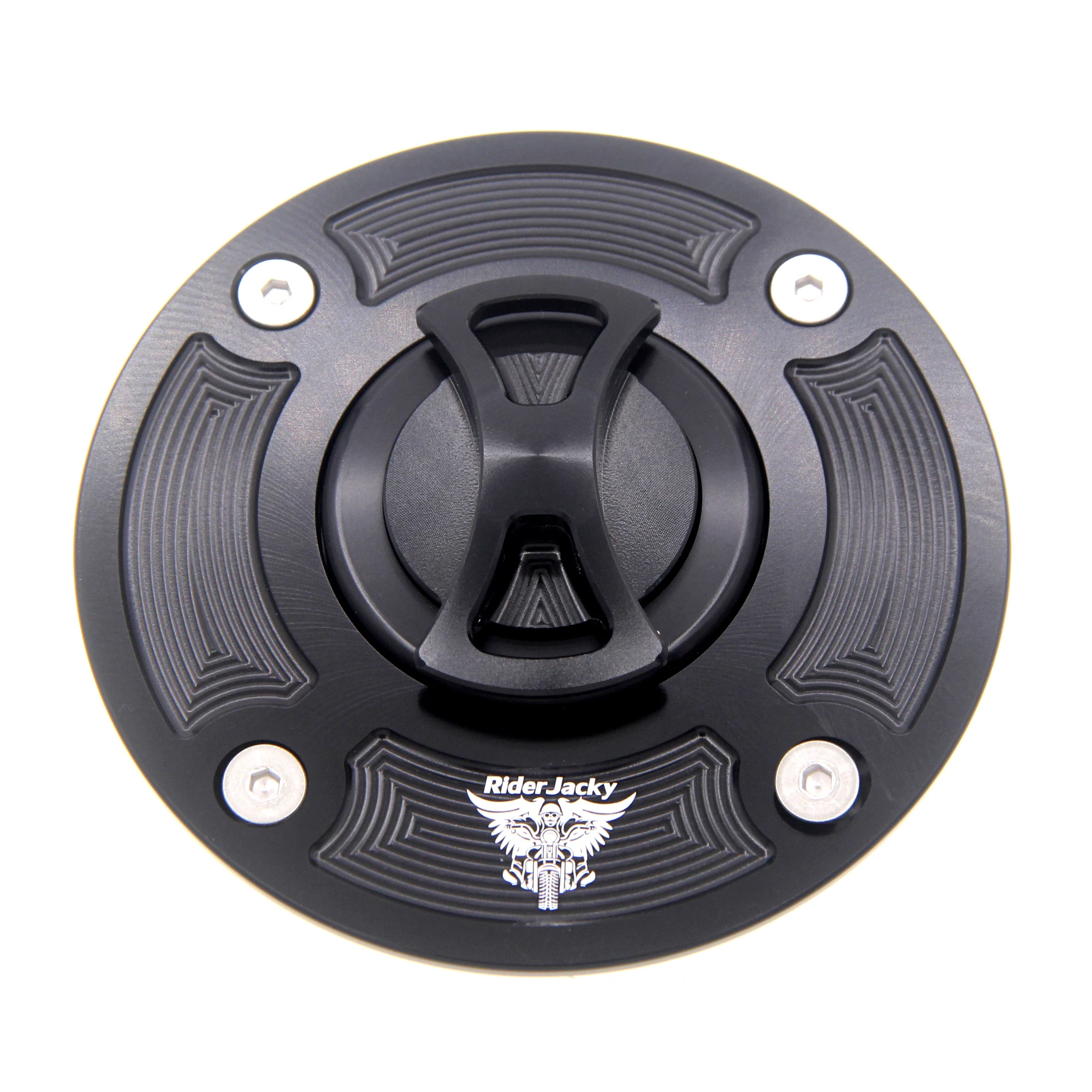 CNC Aluminum Keyless Gas Fuel Tank Cap Cover For Suzuki GSF250 GSF400 GSF600 GSX1100 RG125 DR800