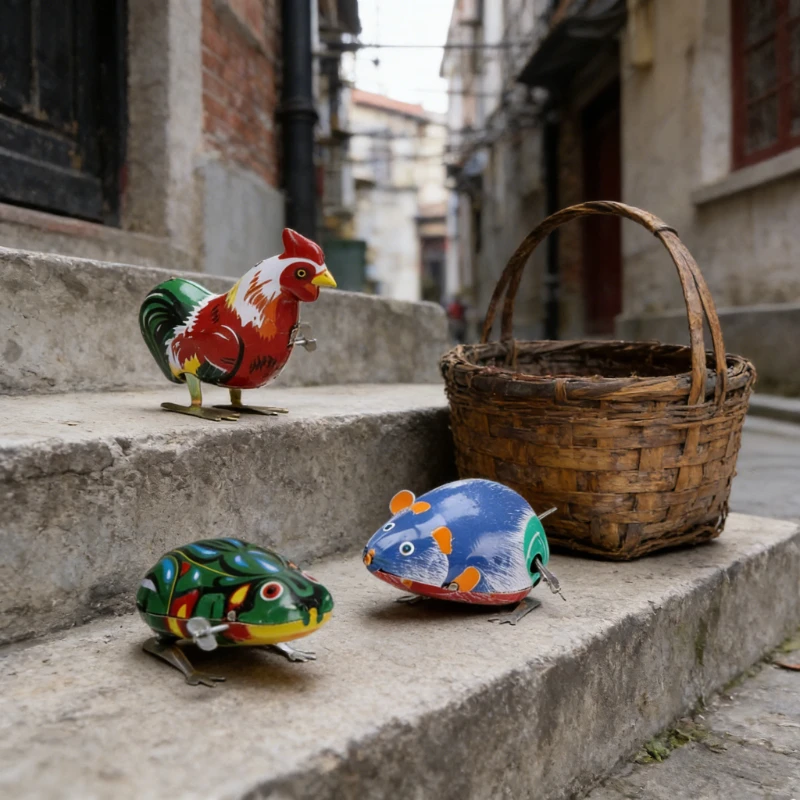 

Новинка 2026 года: Винтажная заводная жестяная игрушка — прыгающая железная лягушка-петушок. Классический ностальгический подарок-игрушка для детей, для игр и декора.