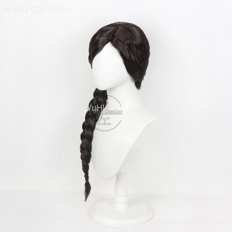 Abito da strega Elphaba Capelli neri Gotic Movie Party Gioco di ruolo 2024 Nuovo malvagio Cosplay Streghe Parrucca Parrucca nera Capelli ricci