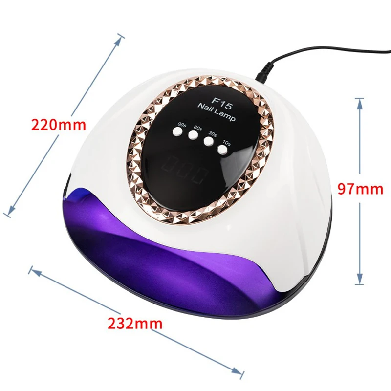 UV-LED Nagel trocknungs lampe für Maniküre Hoch leistung 168w Smart Sensing Nagel Gel politur Trockner Kunst Salon Werkzeug Maniküre Maschine