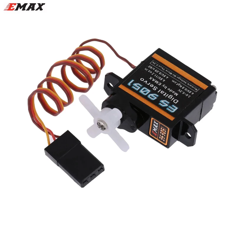 EMAX ES9251 II 4g พลาสติก Micro Digital Servo / ES9051 4.3g Digital Mini Servo สําหรับรุ่น RC