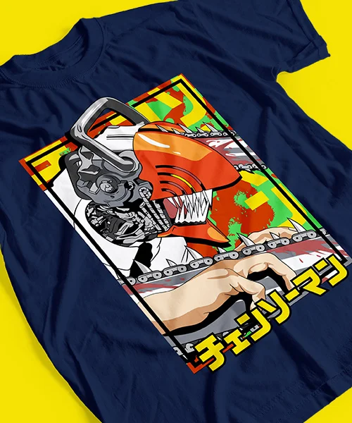 T-shirt for Anime Chainsaw Man: Denji Primera Transformación