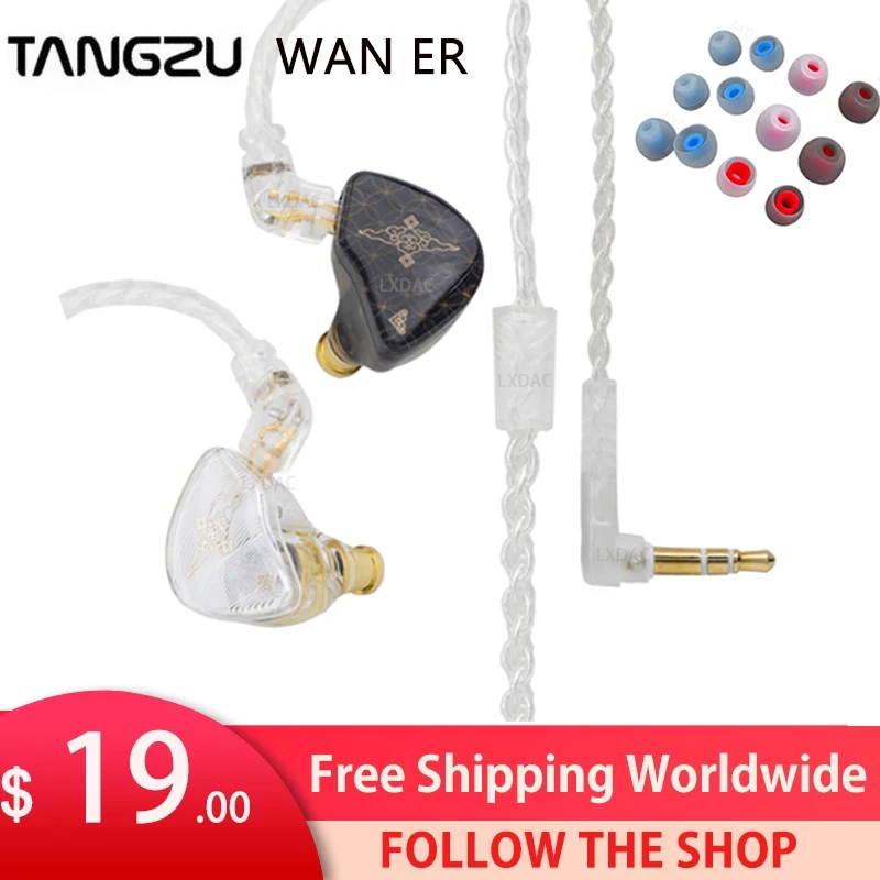 Tangzu WAN ER SG 2022 Neue 10mm Dynamische Treiber Kopfhörer IEM Metall Verbund Membran N52 Magnet 0,78 2pin Angeldac verkäufe