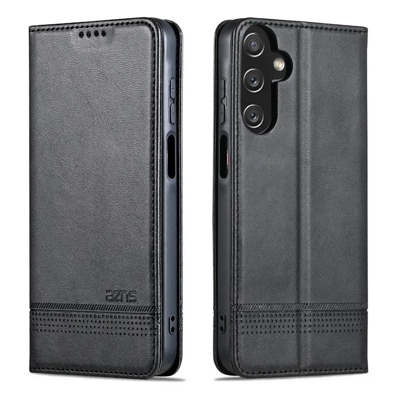 A55 A 35 15 06 A05 M55 5G Magnetic Leather Flip Book Case For Samsung Galaxy A05S A15 A35 A55 A16 A54 A34 A24 A73 A53 A33 Cover