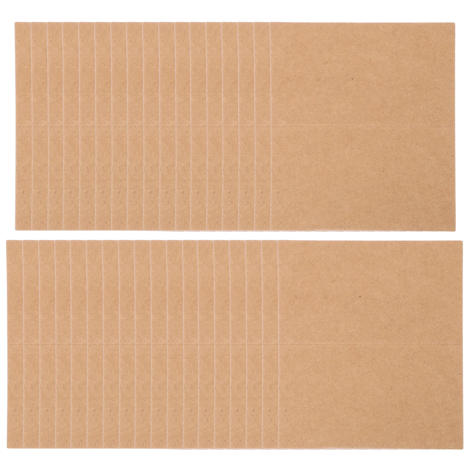 

35pcs 35 Sheets Kraft Paper Card Display Stand Greeting Name Table Buffet Labels Party Christmas Retro Wedding