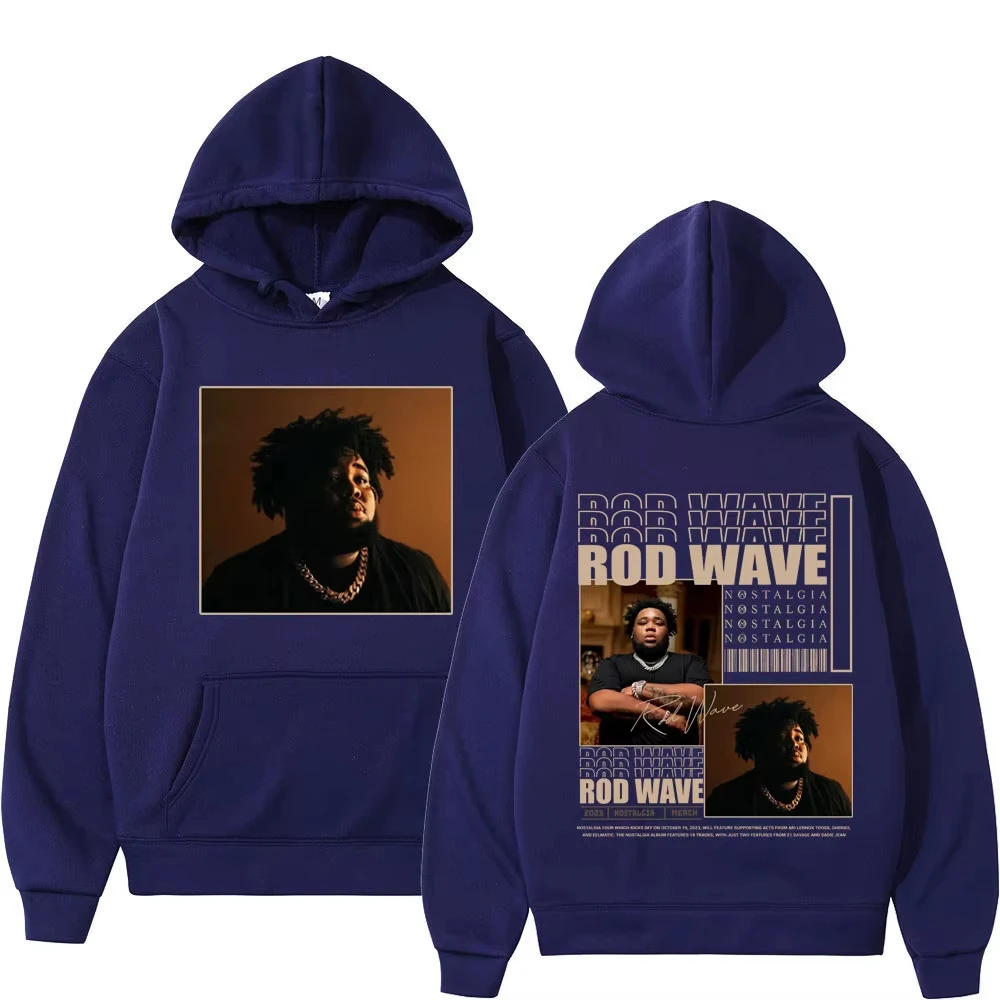

Rapper Rod Wave Album Double Sided Graphic Hoodie Men Women Hip Hop Trend Hooded Sweatshirts Fashion Vintage Oversized Pullovers