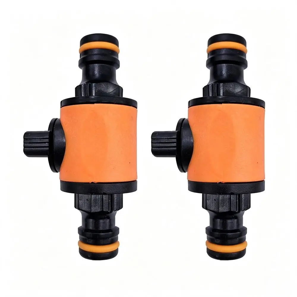 On Off Switch Nipple Quick Connector Flow Control Quick Connect Structure Throttle Valve Connector ABS Repair Coupling