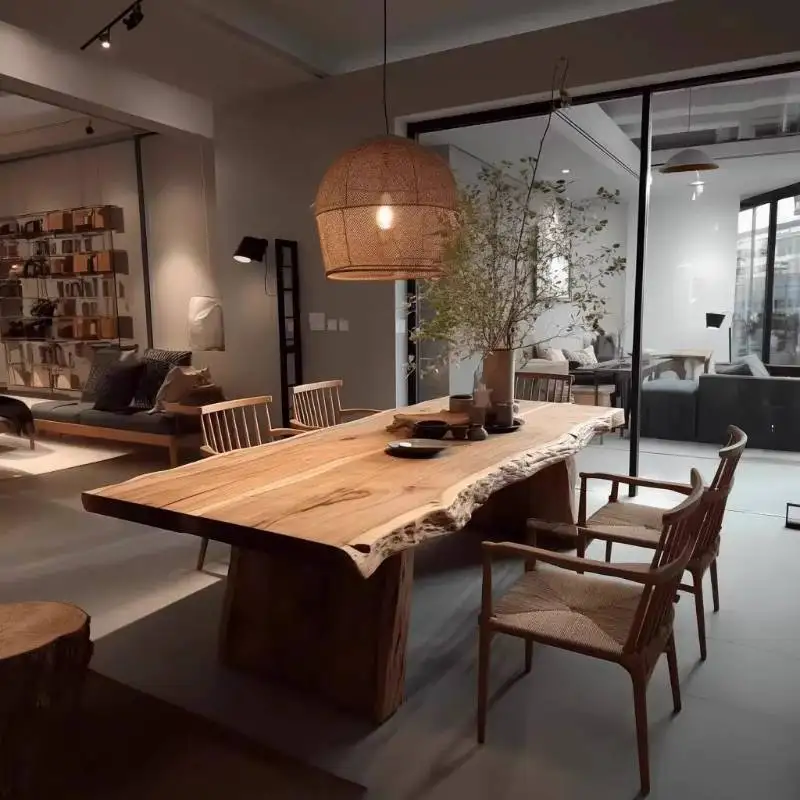 طاولة طعام بسيطة وفريدة من نوعها باللون البني، طاولة طعام لمنتصف القرن، صالات دراسة القهوة، أثاث منزلي من Tavolino Da Salotto #3