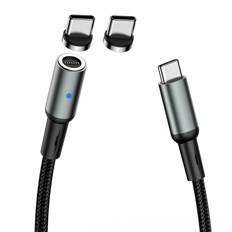 PD 60W Magnetic Cable For Samsung Galaxy Z Fold6 Xiaomi Poco M6 Plus Google Pixel 9 vivo Y18i Blackview BV8100 TCL 50 harger