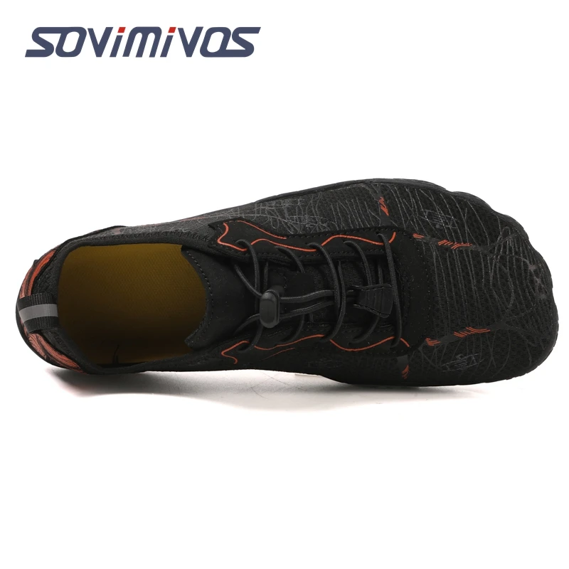 

Man Barefoot Shoes Cross-Trainer Walking Shoes Wide Toe Box Sneakers Unisex Minimalist Zero Drop Sole Casual Knitted Large Size