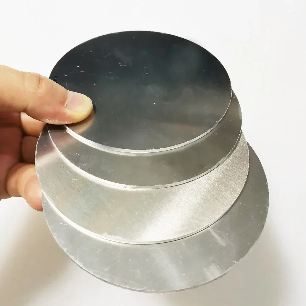 1Pc 1060 Aluminum Circular Sheet Disc Aluminum Round Plate Round Disk Diameter 50-400mm Thick 0.5/0.8/1/1.2/1.5/2/2.5/3/4/5/6mm