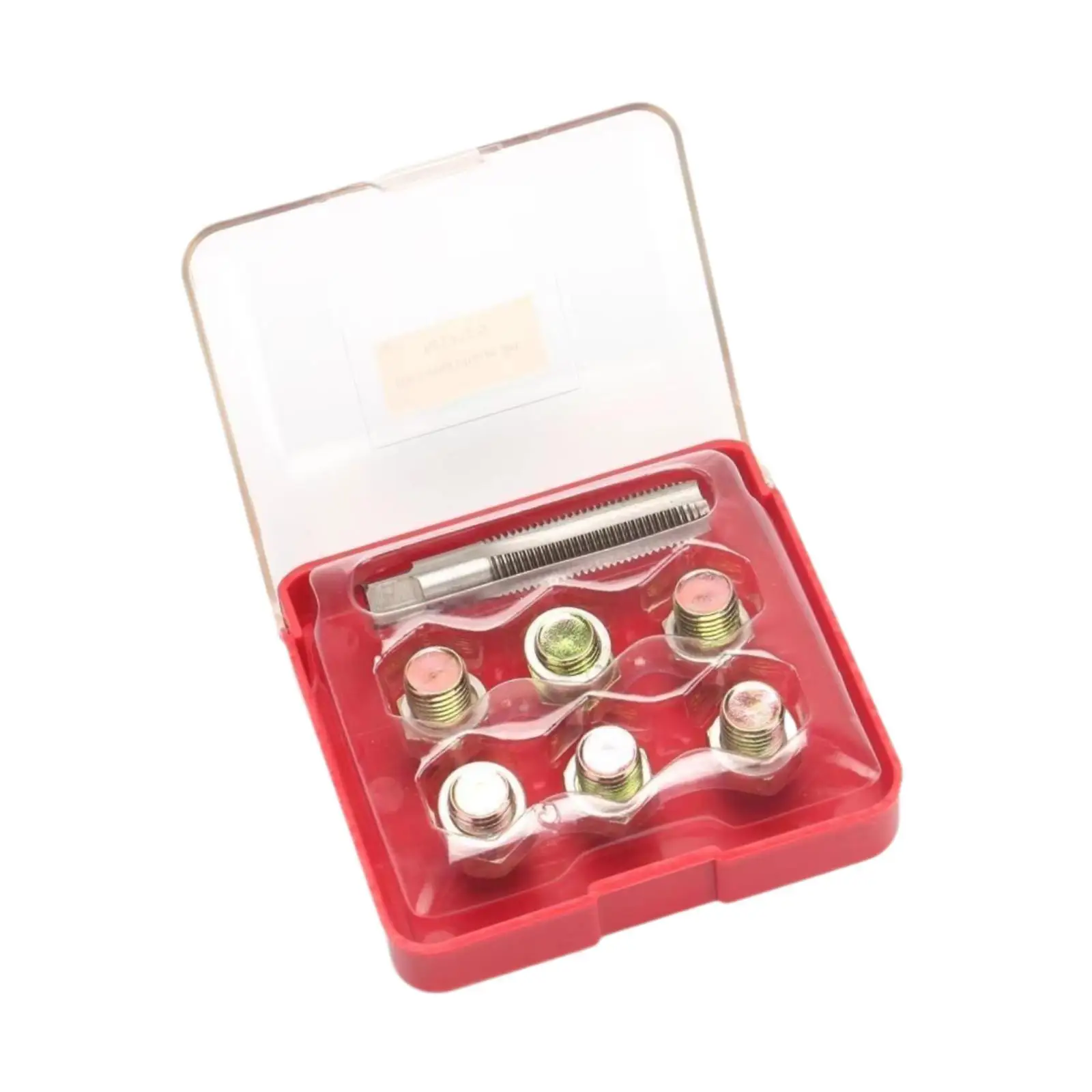 Oil Drain Plug Tap Thread Repair Kit Premium Carbon Steel Rethread Tool Set for Car Engine Sump Fix