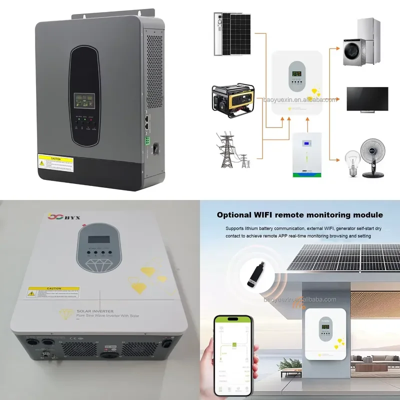 Hybrid Solar Inverter 10.2KW Dual 12V 220V 3Kw 11Kw Pure Sine Wave Single Phase Converter AC String Inverters 48Vdc IP65