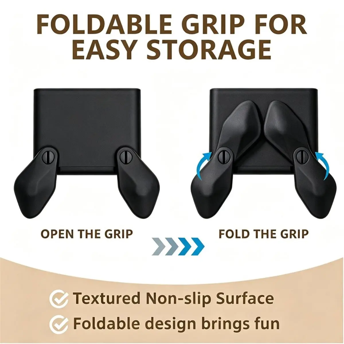 For BRICK PRO Foldable Grip 3D Printing for Versatile Handle in Stylish Handle Grip Game Parts Accessories