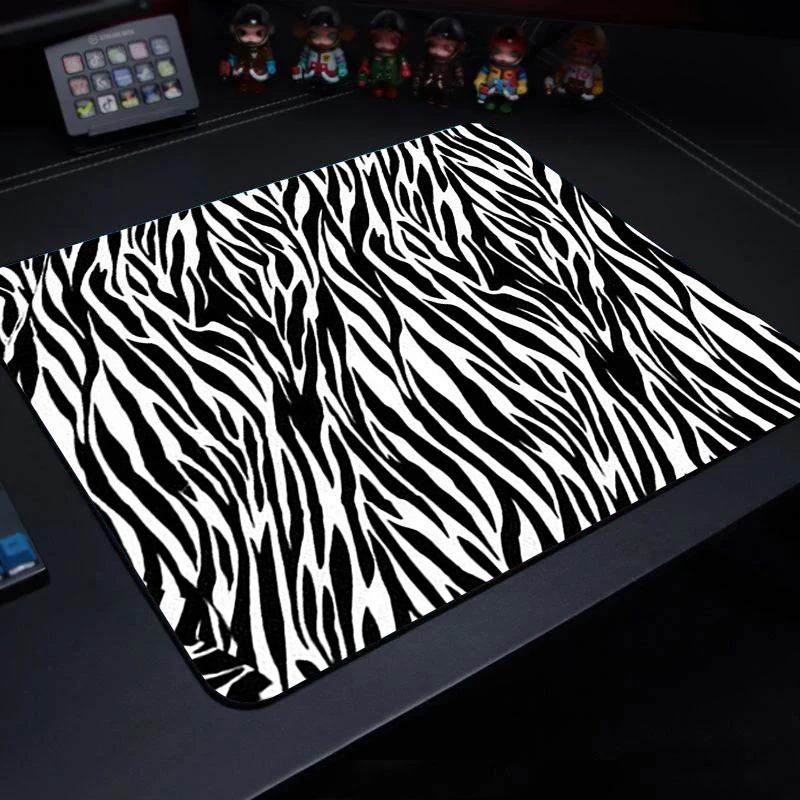 Artistic Black Stripe Waterproof Mouse Office Accessories Gamer Keyboard Computer Rug 450x400 Table Cushion Carpet Extended Pad