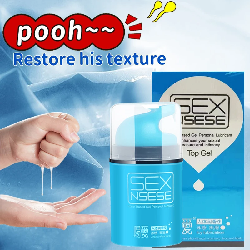 Best-selling Water-soluble Based Lubricant Body Masturbating Massage Lubricating Oil Lube Vaginal Anal Couple Sex Gel 60ml