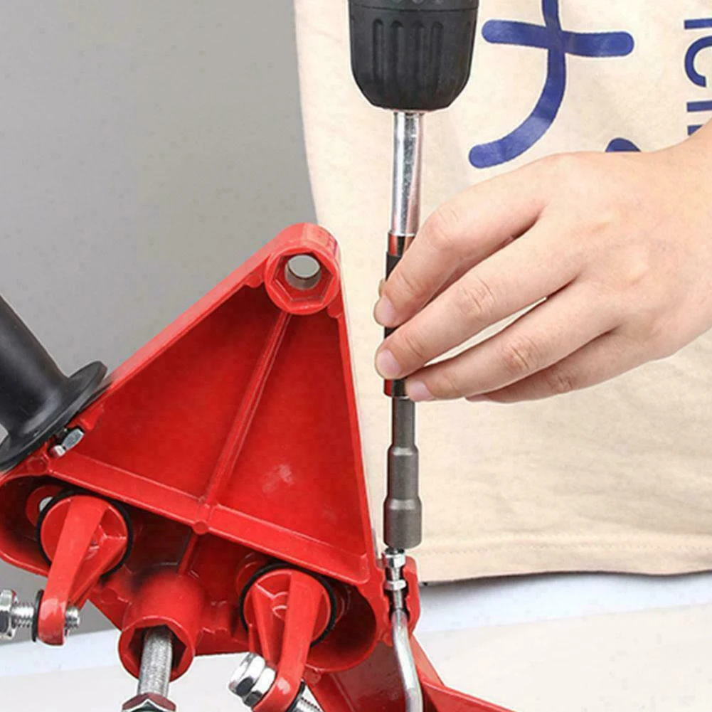 Telescopic Foot Extension Pole Guide Rod Hexagon Holder Zinc Alloy /140mm 80mm/120mm Black+Silver Joint Sleeve