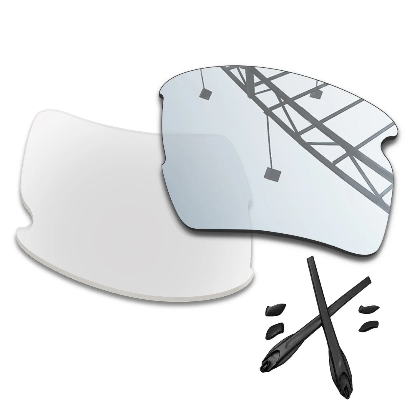 

Compatible with Flak 2.0 XL Frame - Replacement Lenses With Nosepad Earsocks Kits for Flak 2.0 XL OO9188 59mm