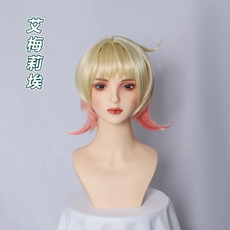 MN1 Emilie Cosplay Game Genshin Impact Costume Wig Anime Perfume Master Dress Uniform Halloween Party Role Play Clothing8/yG