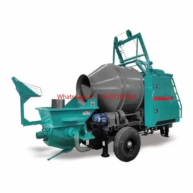 New Design  Concrete Mixer And Concrete Conveying Pump Fine Stone Concrete Mixing Pump