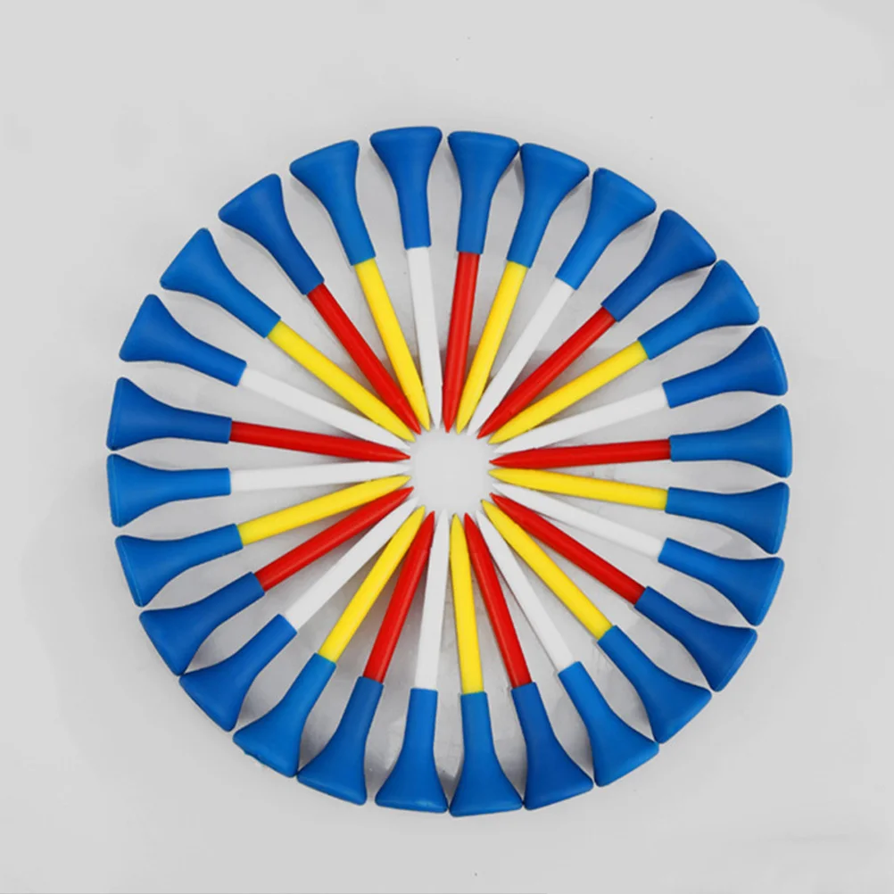 

5Pcs Golfing Tee Soft Rubber Tip 74Mm High Durability Excellent Craftsmanship Low Friction for Enhanced Drive Distance Outdoor