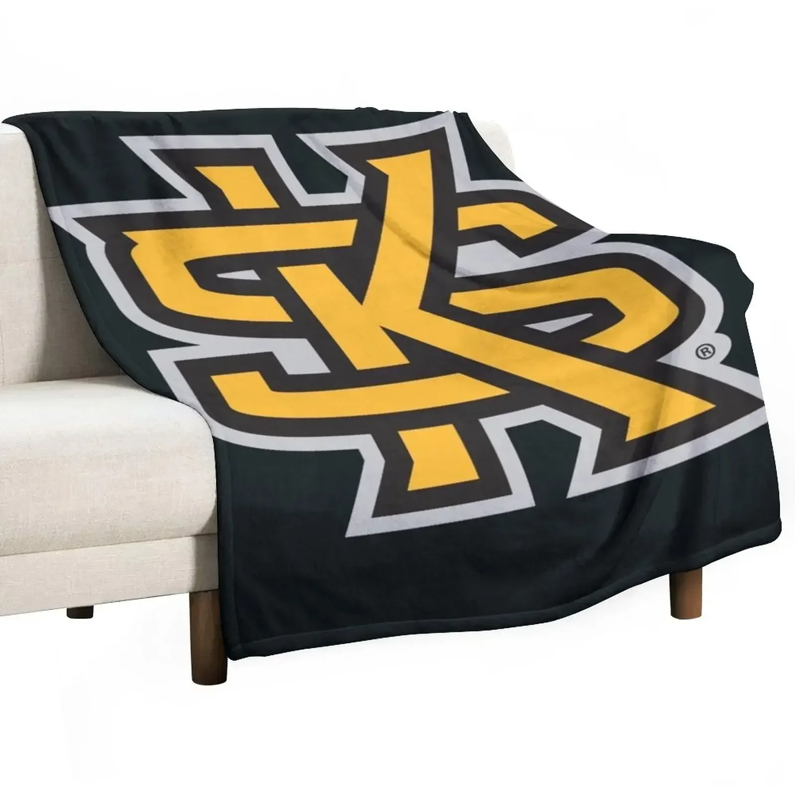 Cool Kennesaw State Icon Throw Blanket Loose Warm Blankets