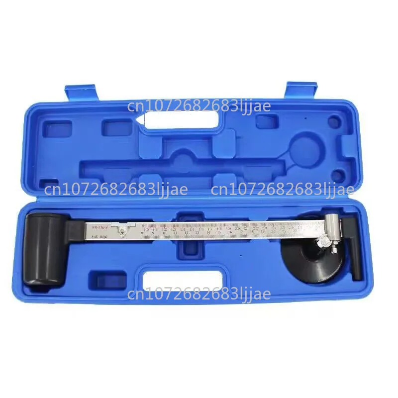 FF Mud Liquid Specific Gravity Drilling Fluid Liquid Density Meter 0.7-2.4G/cm3 (5.8-20 1B/gal), Mud Hydrometer Stainless Steel