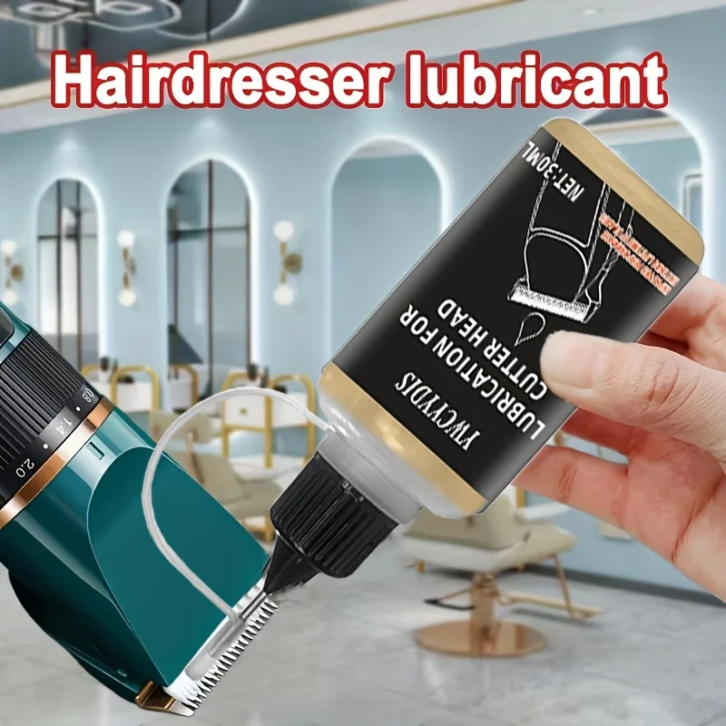 زيوت التشحيم الاحترافية لقص الشعر |   مناسبة للمقص والقادين والقصاصات الكهربائية، تمنع الشيخوخة والأكسدة، 30 مل