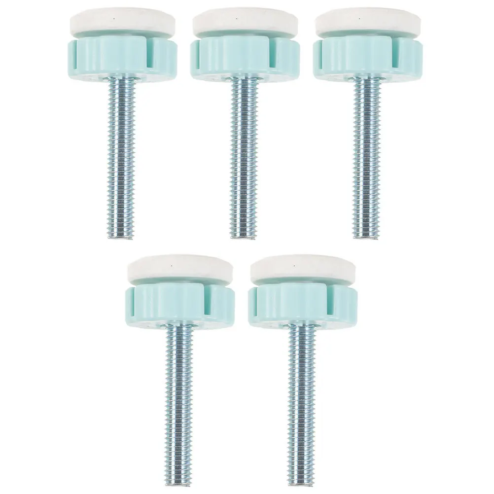 

5Pcs Stair Gate Spindle Rods Replacement Parts Pet Baby Safety Gates M10 X 75mm Door Hardware Kit Childproof Gate Accessories