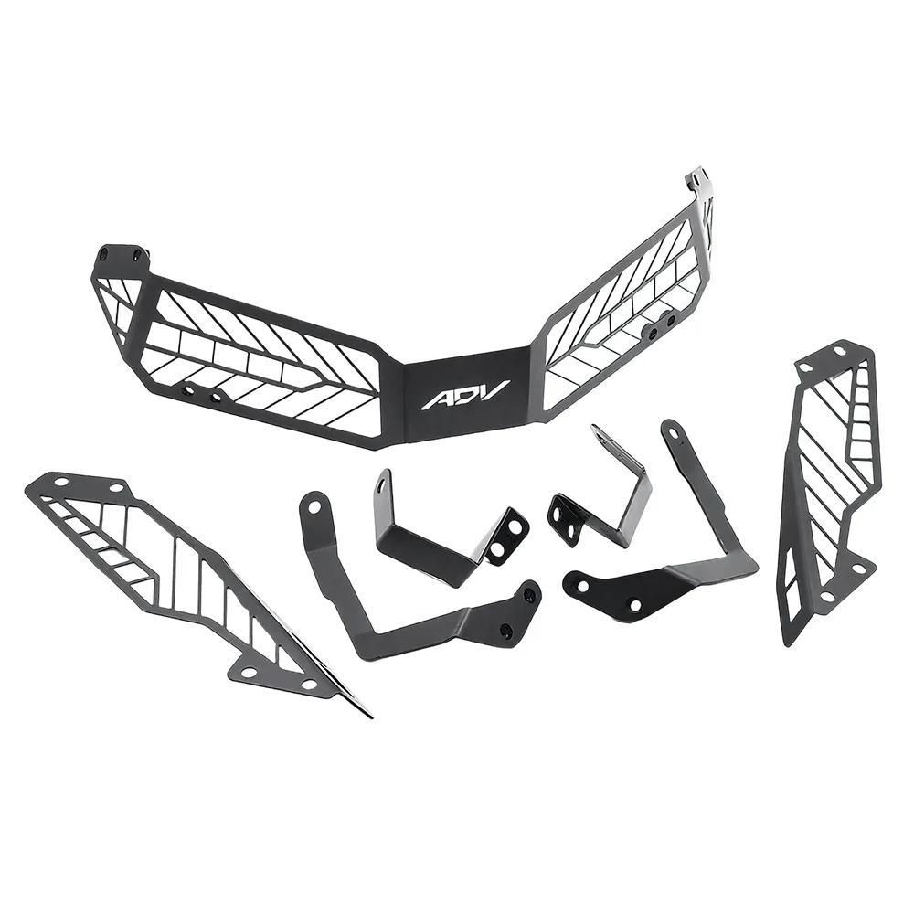 MTKRACING สำหรับ HONDA ADV 150 2019-2021 /ADV 160 2022-2025 อุปกรณ์เสริมรถจักรยานยนต์ไฟหน้า GUARD ไฟหน้ากระจังหน้าป้องกันฝาครอบ