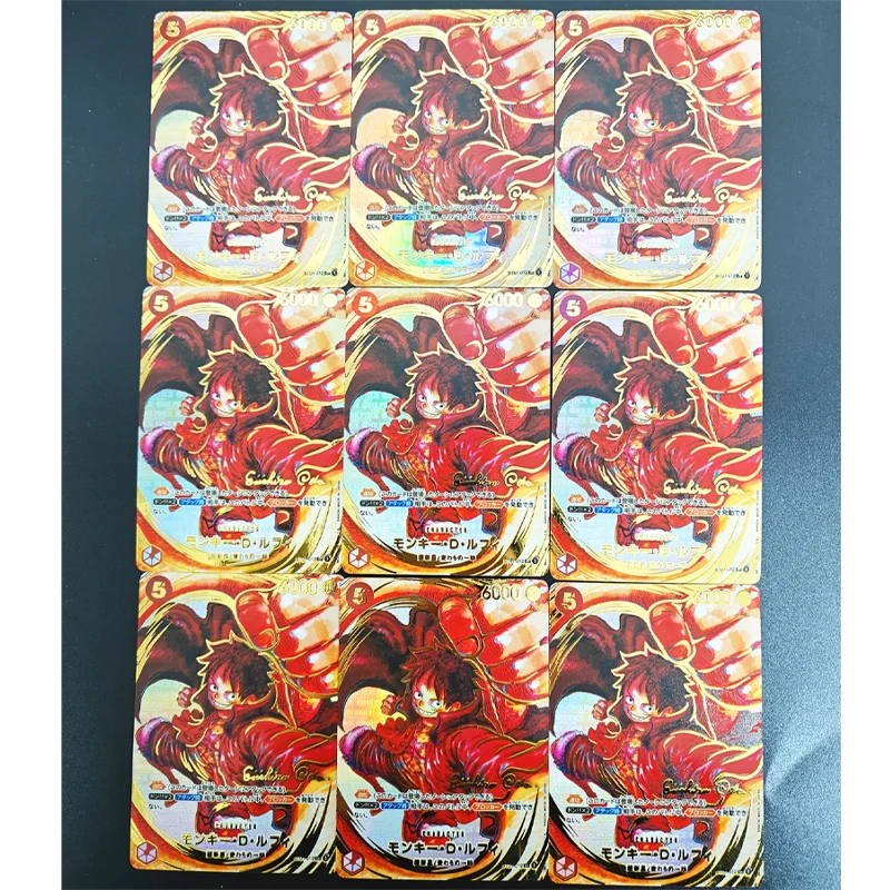 

Diy One Piece Card Japanese Version Sr Facsimile Alternate Art 1St Anniversary Newly Drawn St01-012 Monkey D. Luffy Anime Cards