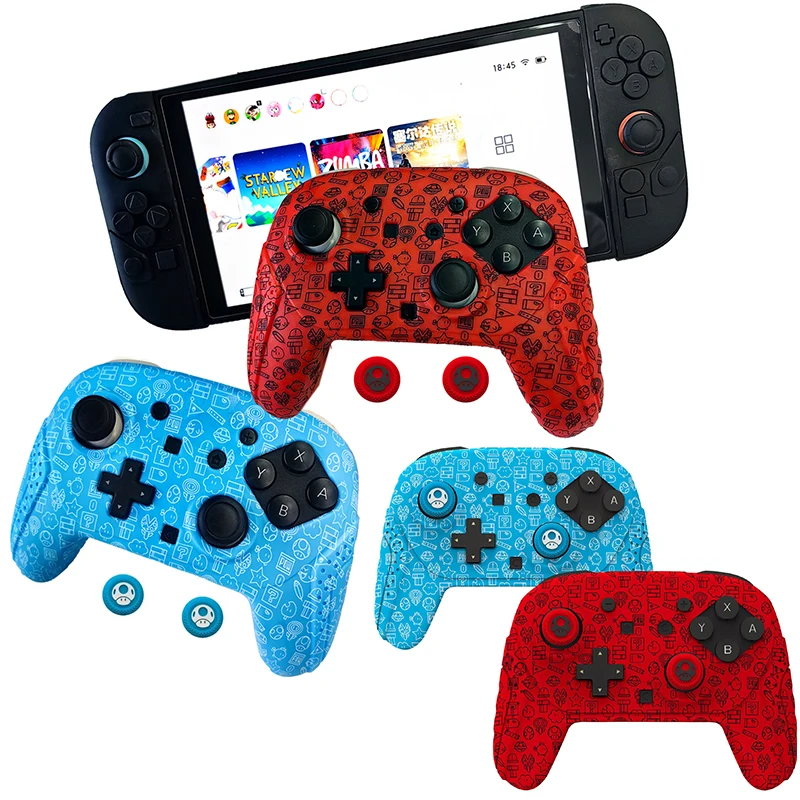 

Super Mario Bros Silicone Case for Switch 2 Pro Handle Protective Shell Anime Switch 2 Pro L R Gamepad Anti-Slip Cover Gifts