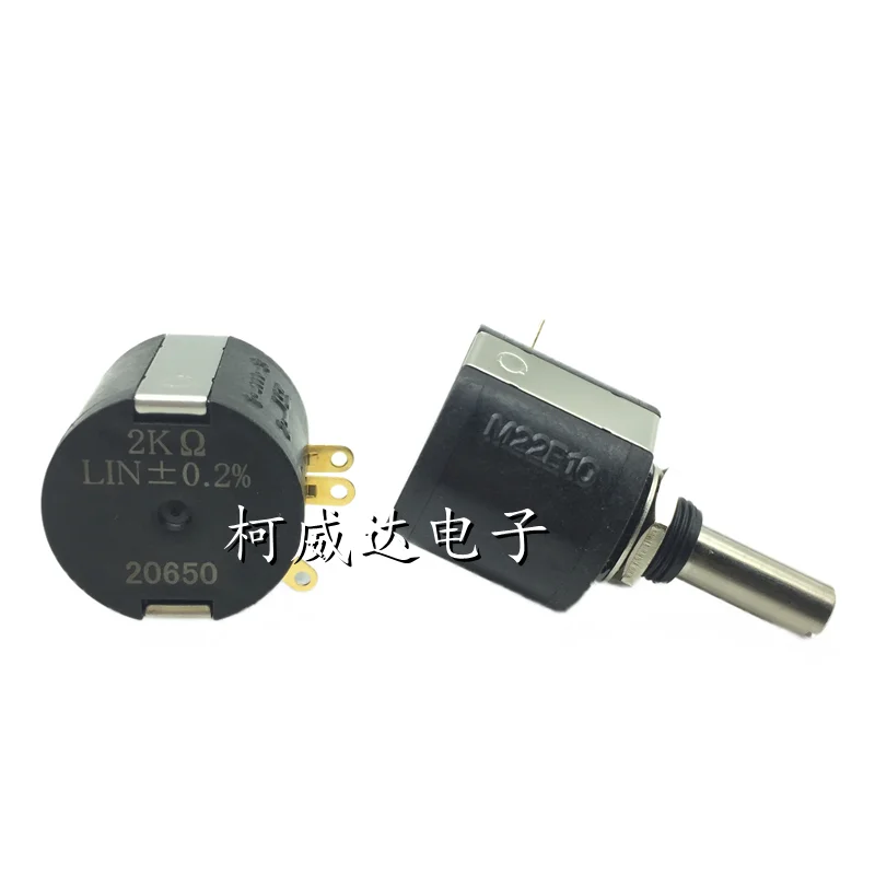 

1pcs，Multi-turn potentiometers，M22E10 LIN±0.2% 1K 2K 5K 10K 20K 100K，Rotate 3600 degrees