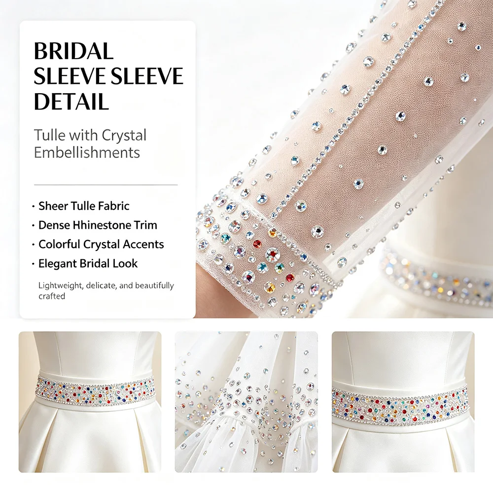 500-1000 Stück gemischte Größen, aufnähbare Strass-Kristalle AB, flache Glasperlen, nicht heißfixierbare Näh-Strasssteine für Kleidungsstücke und Stoffe. – Detail 10