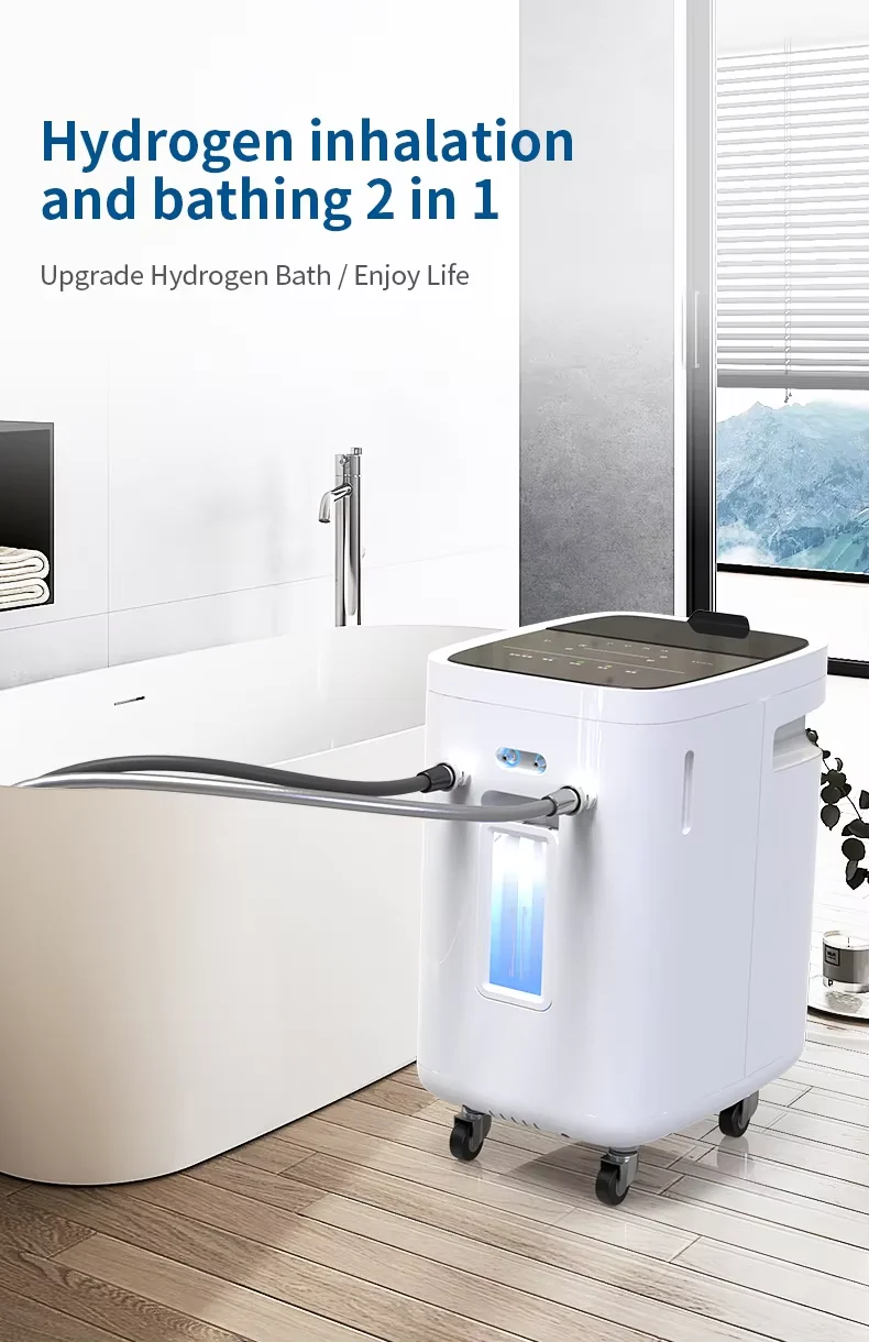 

3 в 1, водородный спа-генератор для ванны PEM/SPE, генератор водорода на коричневом газе, ингаляционная машина, многофункциональный водный спа-генератор для ванны