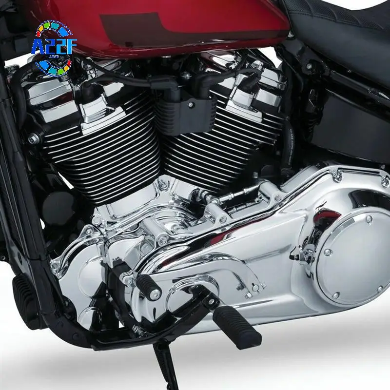 

A22F-1 PCS Cylinder Base Side Cover Chrome Silver ABS For Softail 18-UP Fat Boy FLFBS 114 FLSL