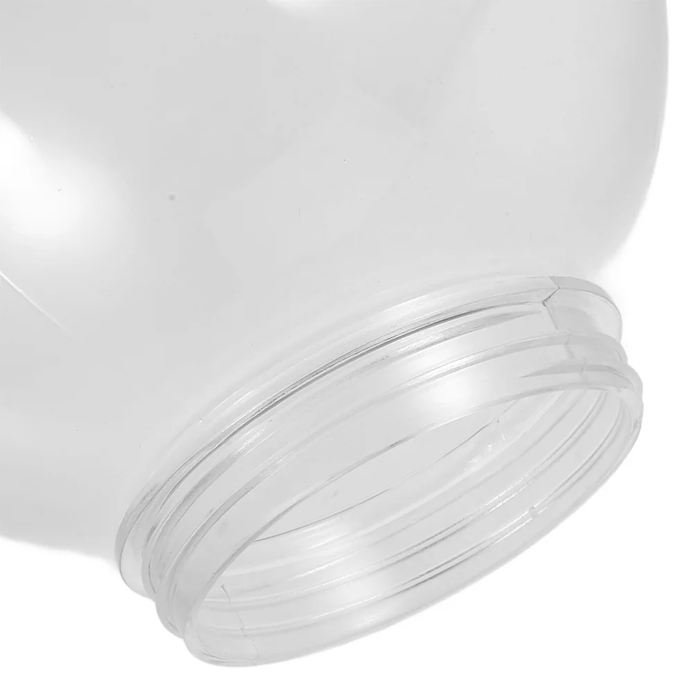 Pantalla de farola esférica, pantallas de luz para luces de techo, globos para exteriores, ventiladores de cazador, cubiertas transparentes de vidrio acrílico