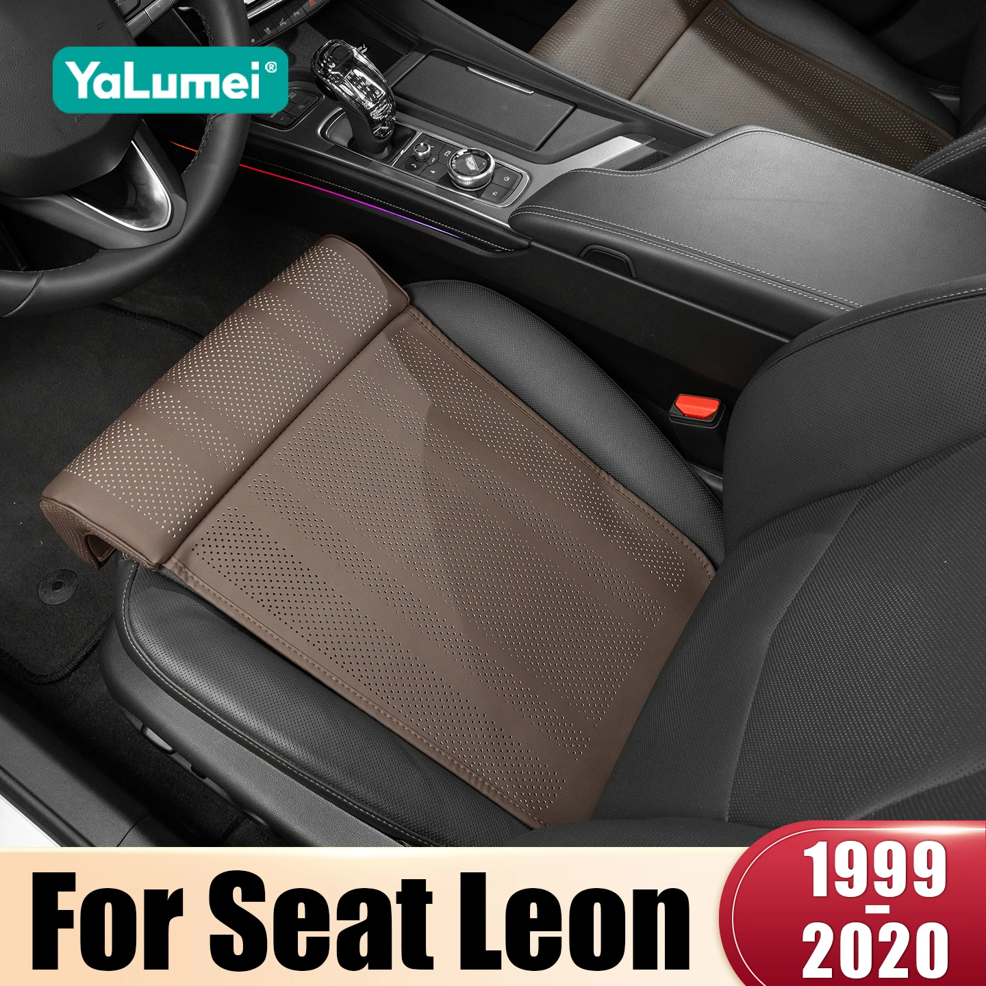 For Seat Leon MK2 MK3 MK1 1M 1P 5F 1999-2003 2004 2005 2007 2008-2016 2017 2018 2019 2020 Car Seat Leg Support Extension Mat