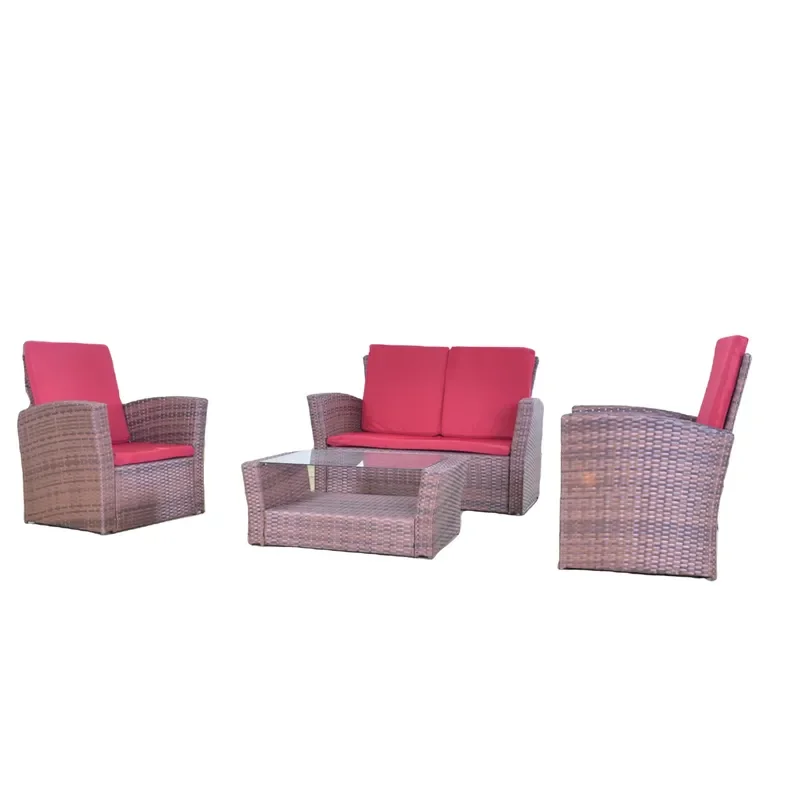 Classic Cheap Rattan Furniture Outdoor Garden Set Nordic Outdoor Furniture