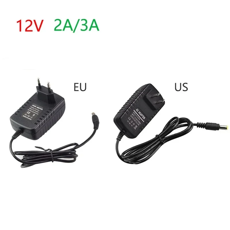 AC 110-240V 220V To DC 12V 1A 2A 3A Power Supply Unit Adapter Charger Converter 12 volt EU US UK AU Plug Transformer LED Driver