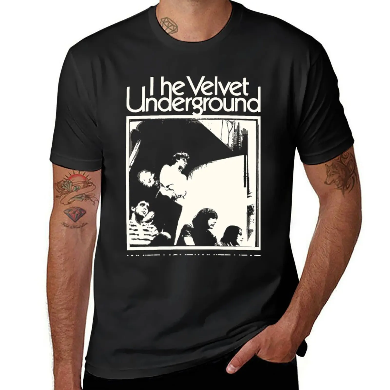 The Velvet Underground band T-Shirt tees new edition plus sizes kawaii clothes Men's t shirts